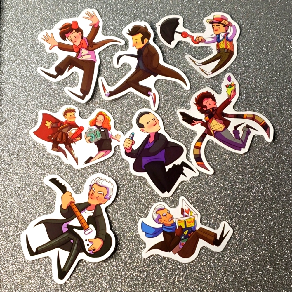 10/$10 DR. WHO waterproof sticker TV Show